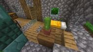 Plants like cacti and wither rose do no harm players if they are planted inside the flower pot (Image via Minecraft 1.19 update)